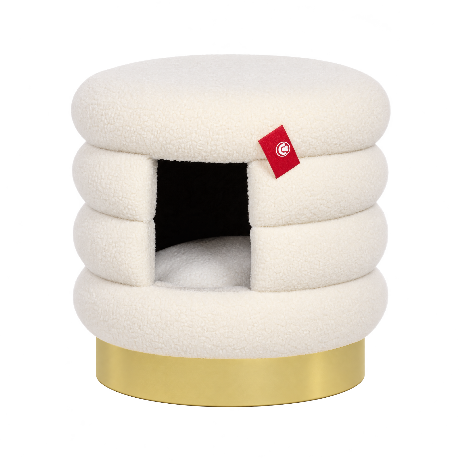 Official product photograph: Choupette Teddy White & Gold